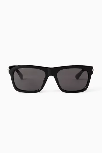 Square-frame Sunglasses in Acetate