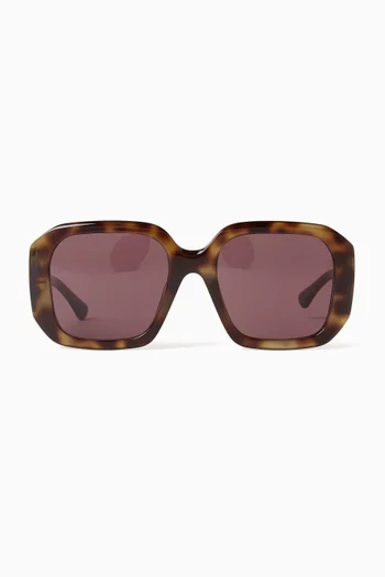Square Sunglasses in Acetate