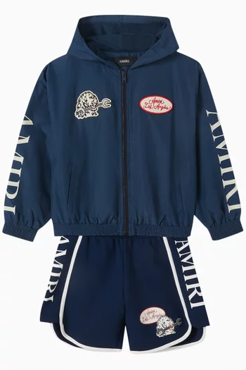 Station Patch Windbreaker Jacket
