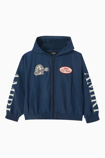 Station Patch Windbreaker Jacket