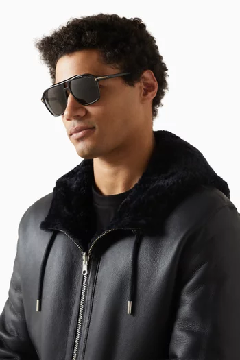 Autari Aviator Sunglasses in Acetate