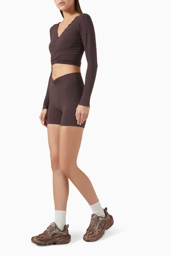 The Scrunch Biker Shorts in Cloud™