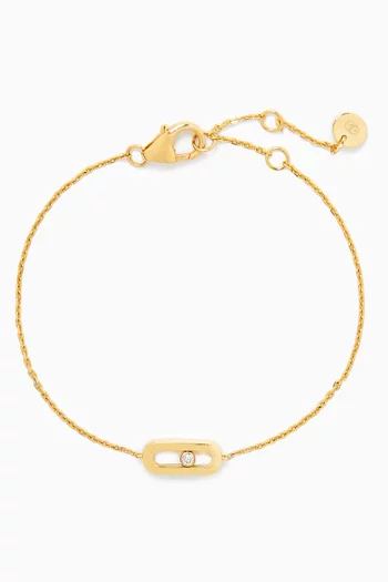 سوار مرصع بالماس ذهب أصفر عيار 18 من مجموعة كيرز