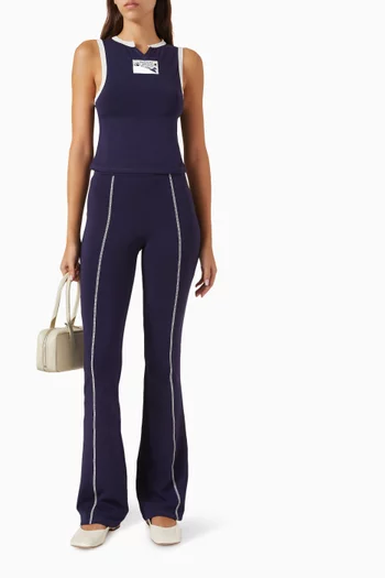 x Bella Hadid Dreamer Flare Pants in Cotton
