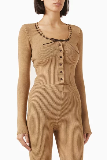 x Bella Hadid Texas Cloud Cardigan