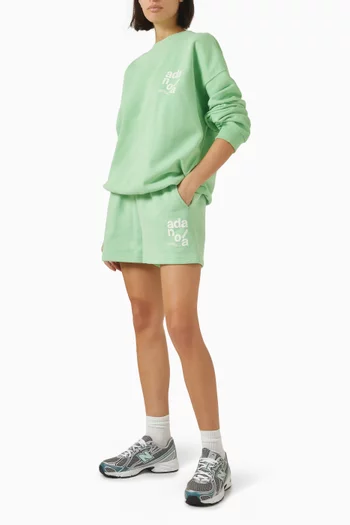 Oversized Varsity Sweatshirt in Organic Cotton