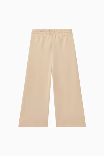 Wide-leg Sweatpants in Cotton-blend