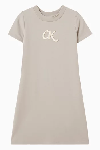 Monogram A-line T-shirt Dress in Cotton