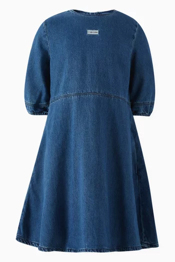 A-line Dress in Denim