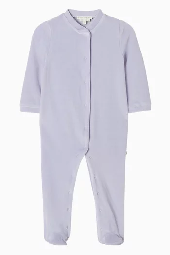 Angel Wings Sleepsuit  in Velour