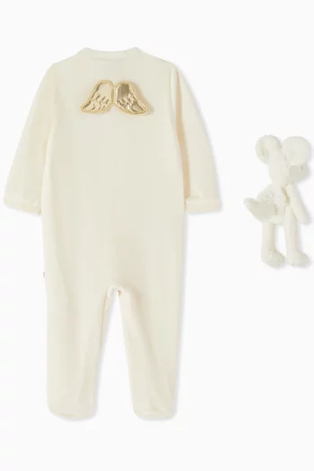 Sleep & Snuggle Angel Wing Gift Set in Velour
