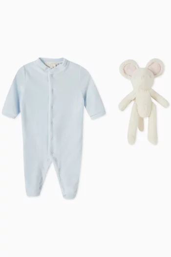 Sleep & Snuggle Angel Wing Gift Set in Velour
