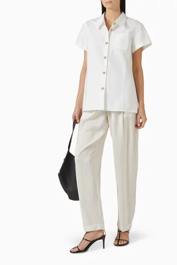 Keefe Top in Compact Cotton Poplin
