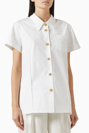 Keefe Top in Compact Cotton Poplin