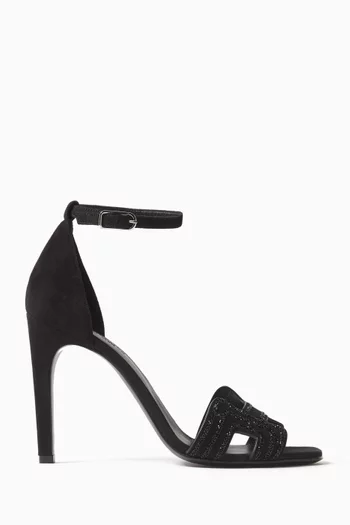 Unused Joy 105 Sandals in Suede Leather, EU 39