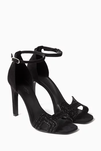 Unused Joy 105 Sandals in Suede Leather, EU 39