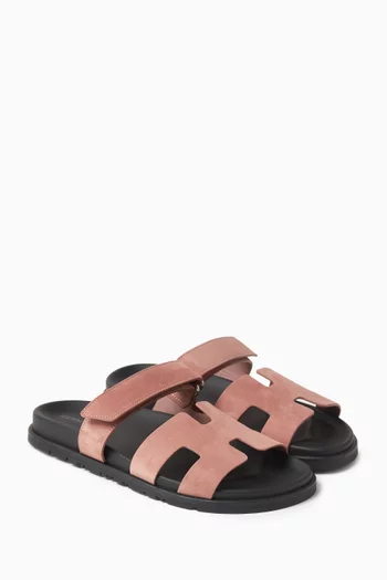 Unused Chypre Sandals in Suede Leather, EU 40