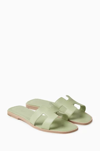 Unused Oran Sandals in Calfskin Leather, EU 40