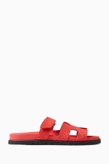 Unused Chypre Sandals in Suede Leather, EU 40