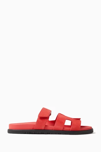 Unused Chypre Sandals in Suede Leather, EU 40.5