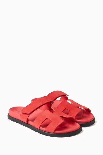 Unused Chypre Sandals in Suede Leather, EU 40.5