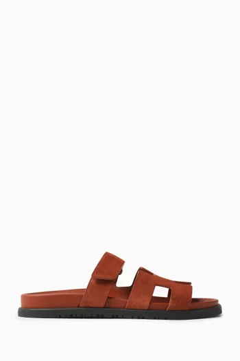 Unused Chypre Sandals in Suede Leather, EU 40