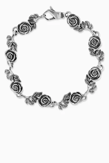 Roses Bracelet in Sterling Silver