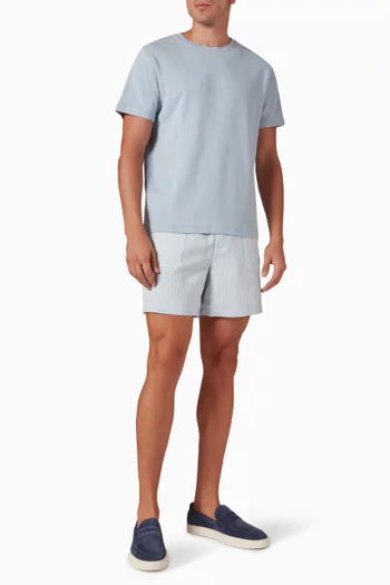 Striped Shorts in Nylon-blend