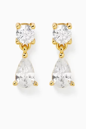 Baby Angelina Earrings in 14kt Gold Vermeil