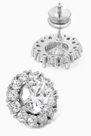 Grace Stud Earrings in Sterling Silver