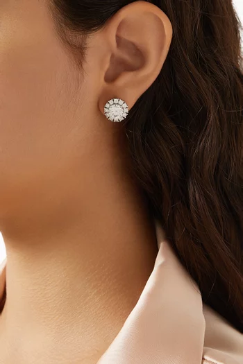 Grace Stud Earrings in Sterling Silver