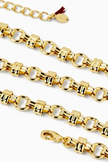 Jerry Necklace in 14kt Gold-plated Sterling Silver