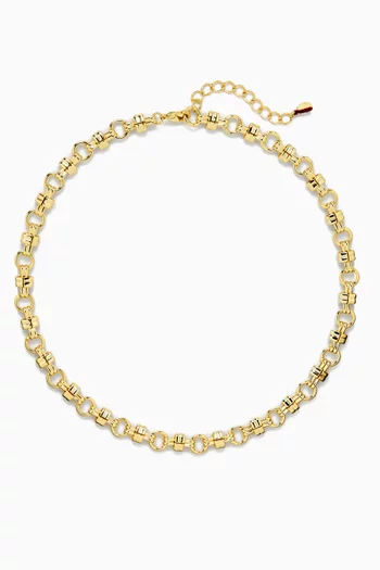 Jerry Necklace in 14kt Gold-plated Sterling Silver