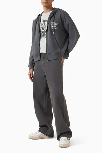 Printed T-shirt in Cotton