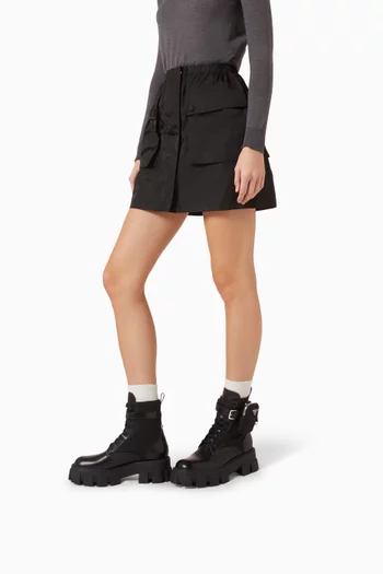 Monolith Combat Boots in Leather & Re-Nylon