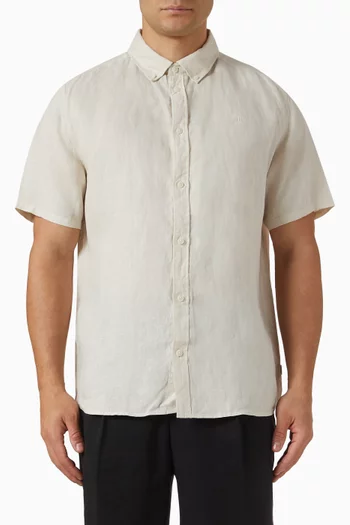 Konrad Short-sleeve Shirt in Linen
