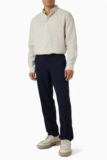 Como Reg Suit Pants in Cotton-twill