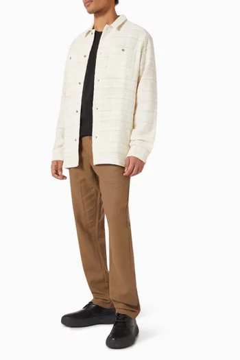 Jonas Structured Overshirt in Cotton Blend