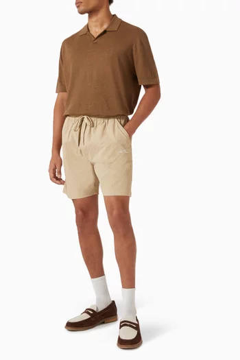 Stan Swim Shorts in Seersucker