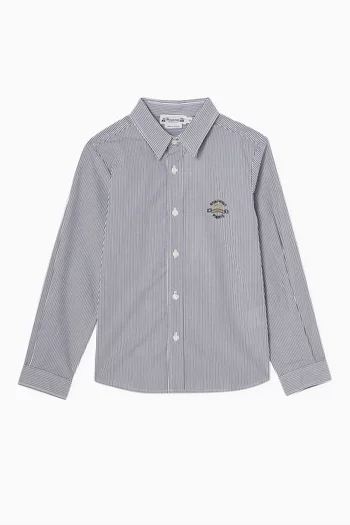 Striped Button Down Shirt in Cotton