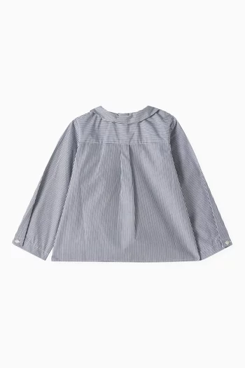Stripped Shirt in Organic Cotton