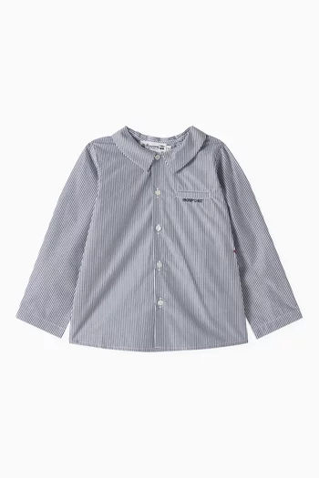 Stripped Shirt in Organic Cotton