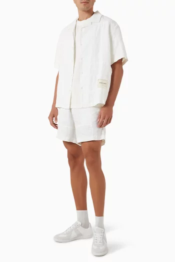 Repair Short-sleeved Shirt in Linen