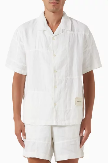 Repair Short-sleeved Shirt in Linen