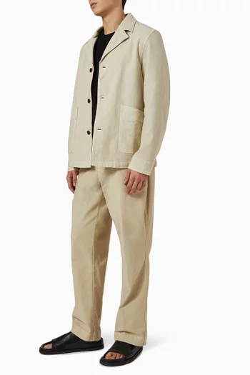 Elio Jacket in Moleskin Cotton
