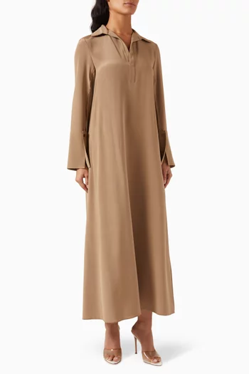 Prater Maxi Dress in Silk