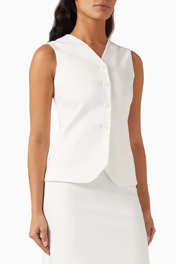 Fornovo Gilet Top in Viscose-jersey