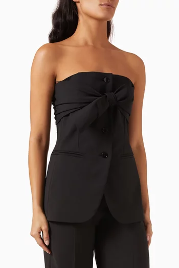 Veruska Corset Top in Wool