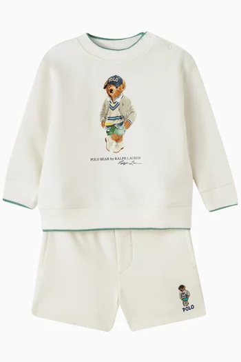 Polo Bear Sweatshirt in Fleece
