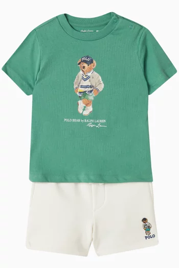 Polo Bear T-Shirt in Cotton Jersey